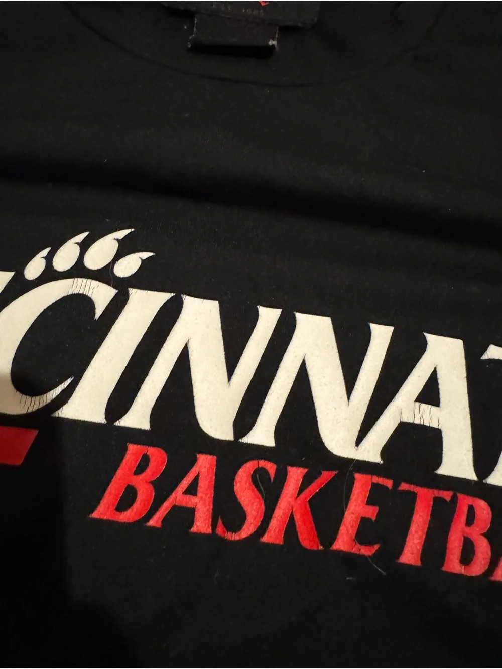 Jordan brand Cincinnati Basketball Black Tee
